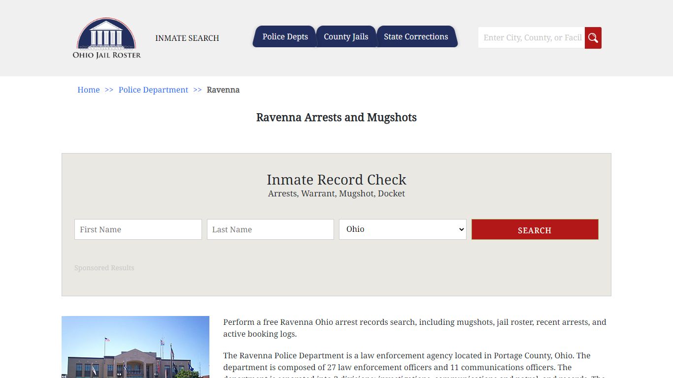 Ravenna Arrests and Mugshots - Jail Roster Search